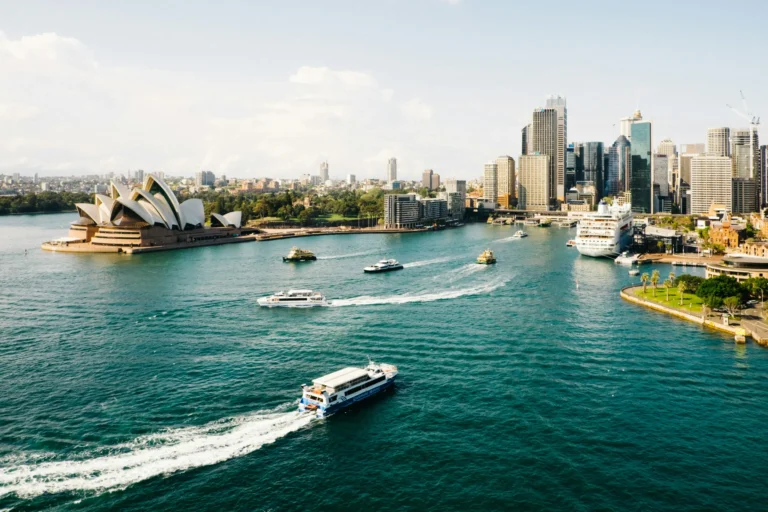 sydney harbour with the opera house