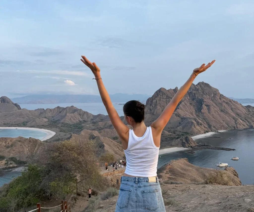 Exchange student during her gap year in Bali