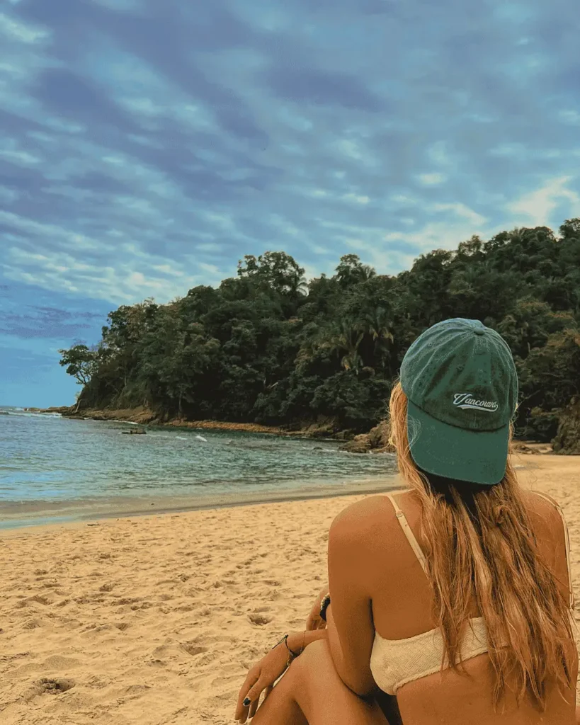 Exchange student at the beach in Costa Rica