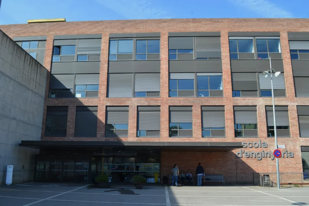 Engineering faculty building at Universitat Autònoma de Barcelona campus in Spain