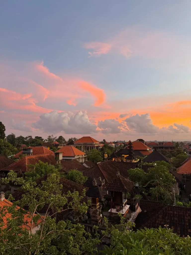 View of Bali from Warmadewa University