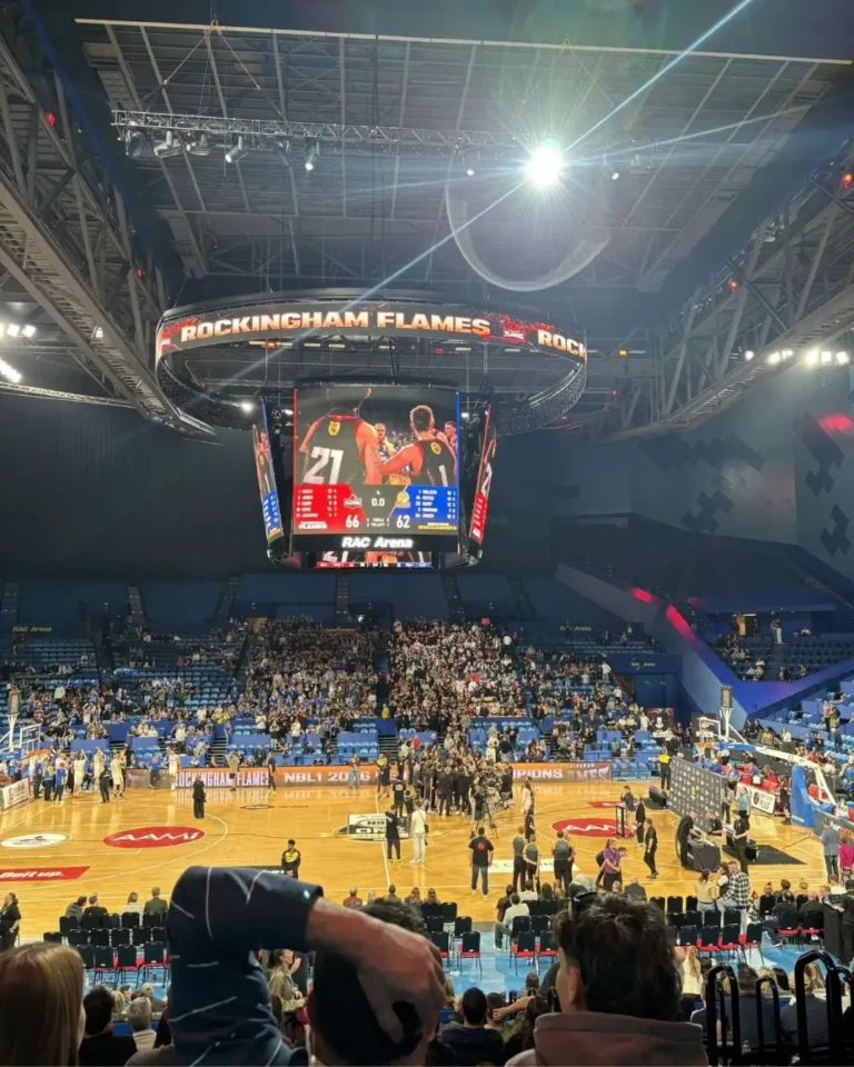 Basketball game in Perth, Australia