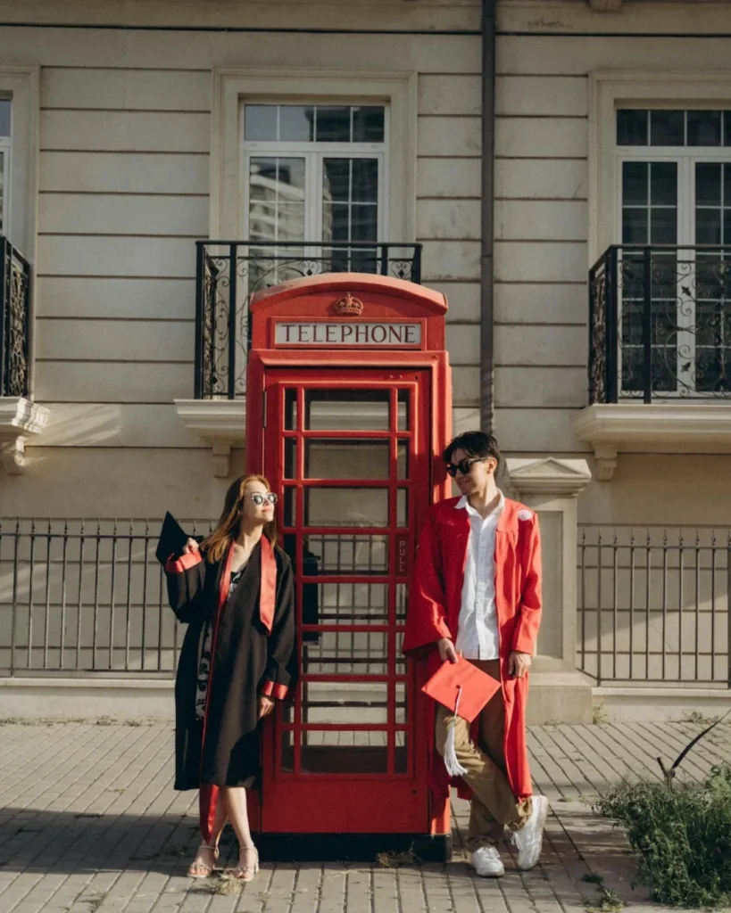 Exchange students in London